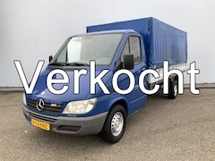 Mercedes-Benz Sprinter - MARGE 313 CDI 2.2 402 Pick Up & Zeil 3 Zits Trekhaak 2800 kg L:405 B:195 CM geen btw