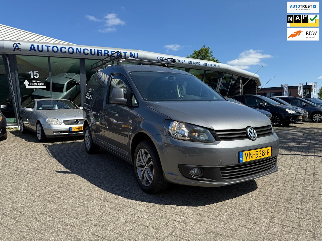Volkswagen Caddy - 1.6 TDI 1.6 TDI, Vol optie, Leder, PDC, Navi, Standkachel, Stoelverw. - AutoWereld.nl