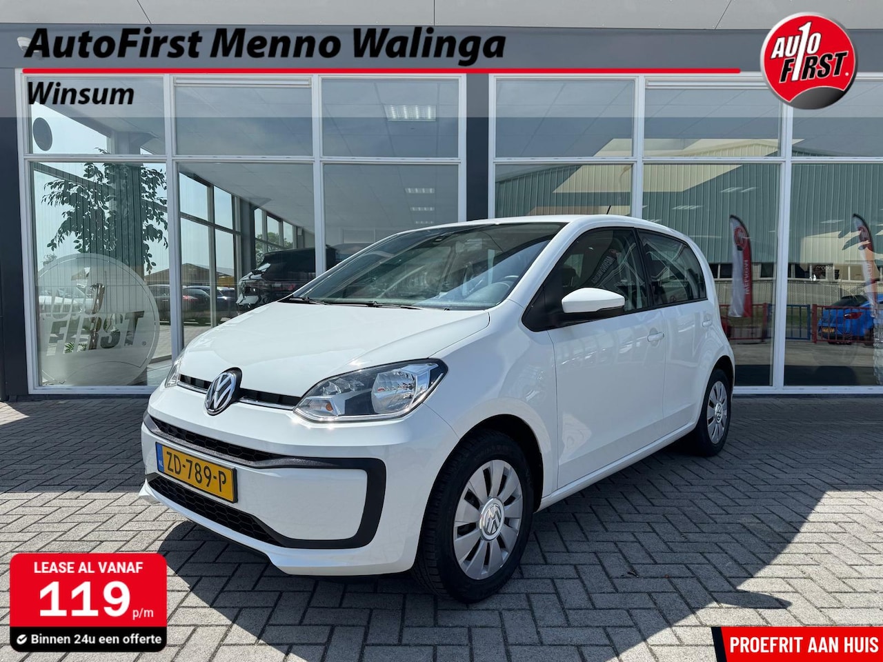 Volkswagen Up! - 1.0 BMT move up! |Airco|DAB|5 Deurs|Parkeersensoren achter| - AutoWereld.nl