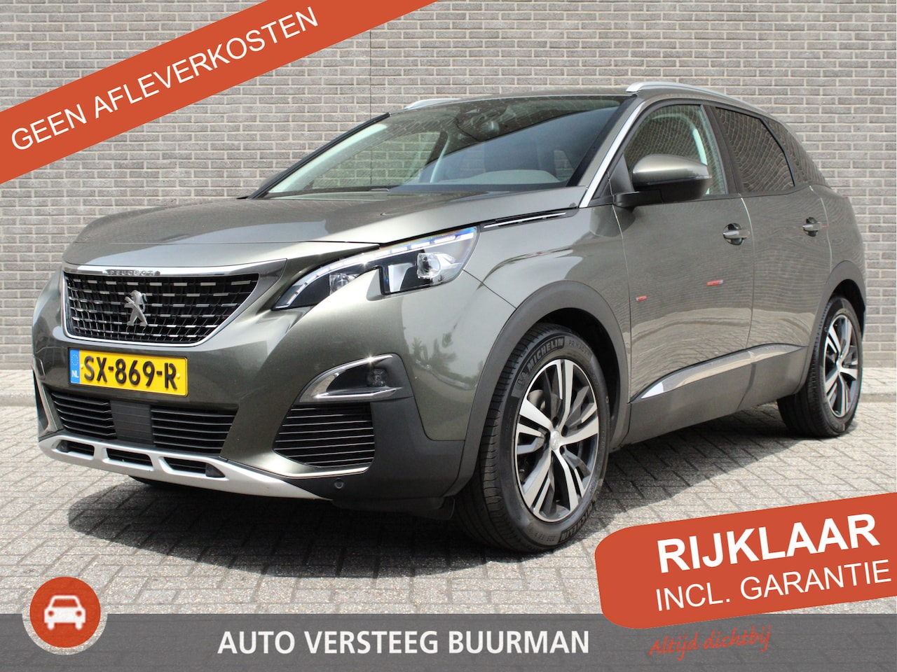 Peugeot 3008 - 1.2 PureTech Allure Automaat, Trekhaak, Navigatie, CruiseControl, Applecarpl./Andr. Auto - AutoWereld.nl