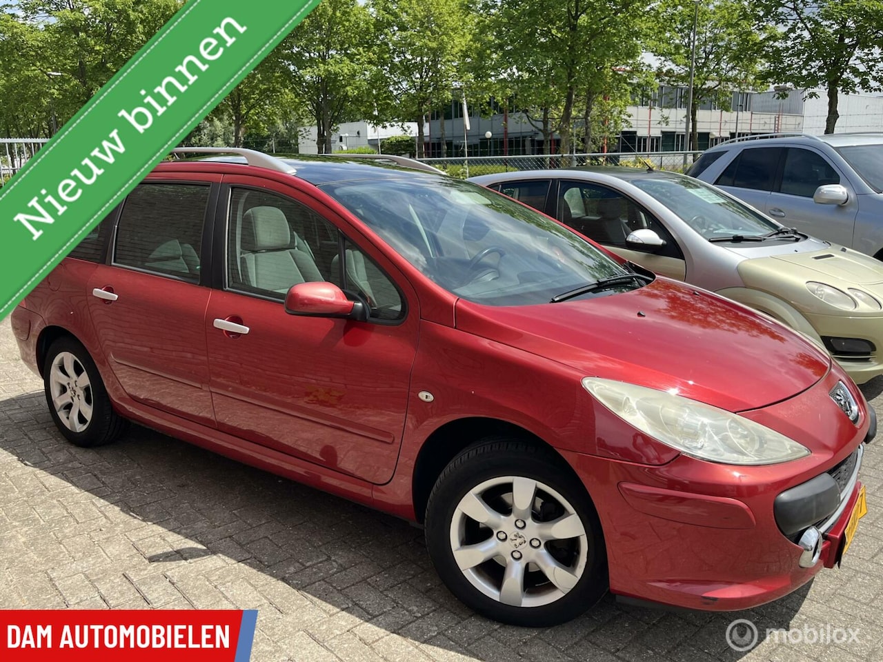 Peugeot 307 SW - 2.0-16V Automaat Panorama dak APK 04-2026 bj. 2007 Luxe uitvoering met een afneembare trek - AutoWereld.nl