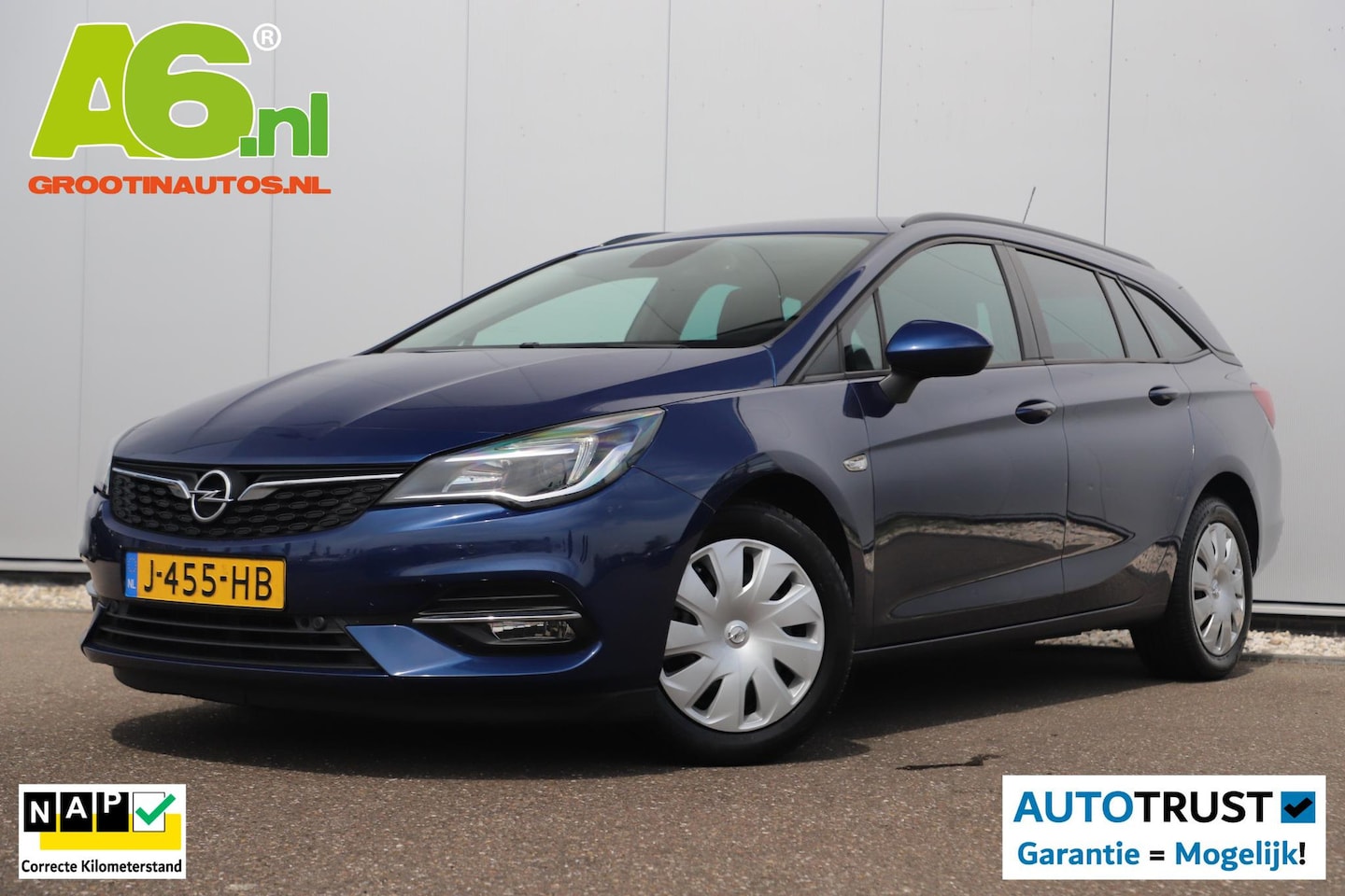 Opel Astra Sports Tourer - 1.4 Business Edition 146PK Trekhaak Automaat Navigatie Carplay Android Clima Stuur & Stoel - AutoWereld.nl