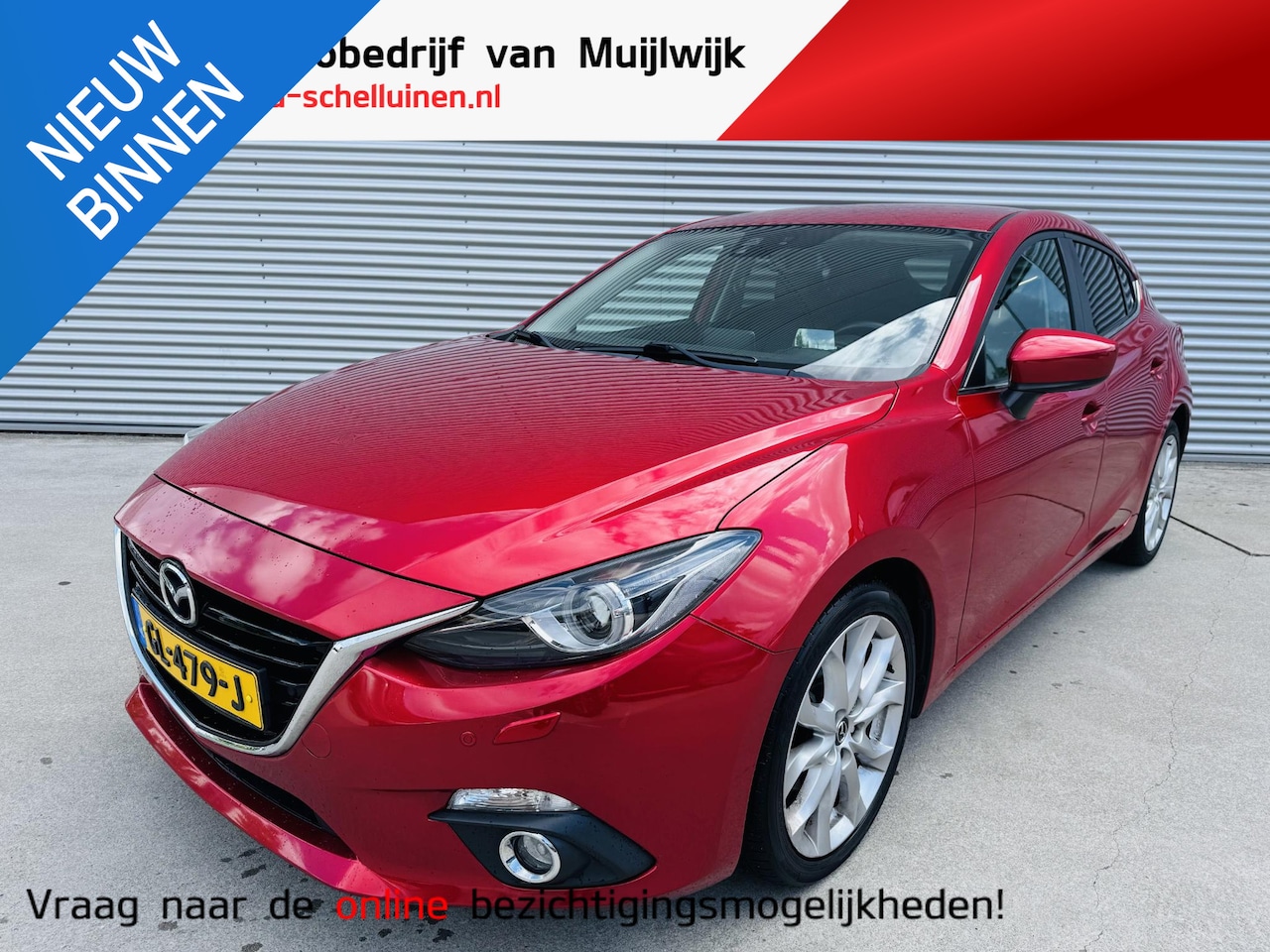 Mazda 3 - 2.0 GT-M Leder | Stoelverw.| Clima | Cruise - AutoWereld.nl