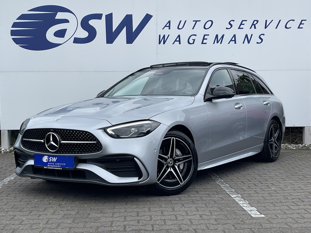 Mercedes-Benz C-klasse Estate - 200 AMG Line | Pano | Night | Memory | Camera | Trekhaak - AutoWereld.nl