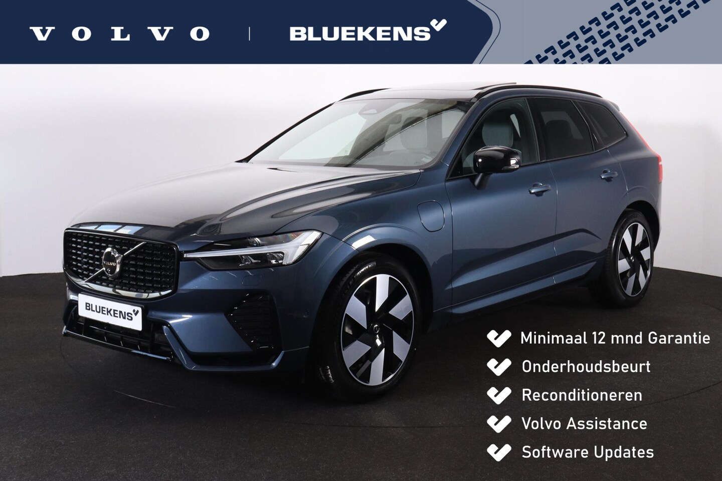 Volvo XC60 - T6 Recharge AWD Plus Dark - LONG RANGE - Luchtvering - Panorama/schuifdak - IntelliSafe As - AutoWereld.nl
