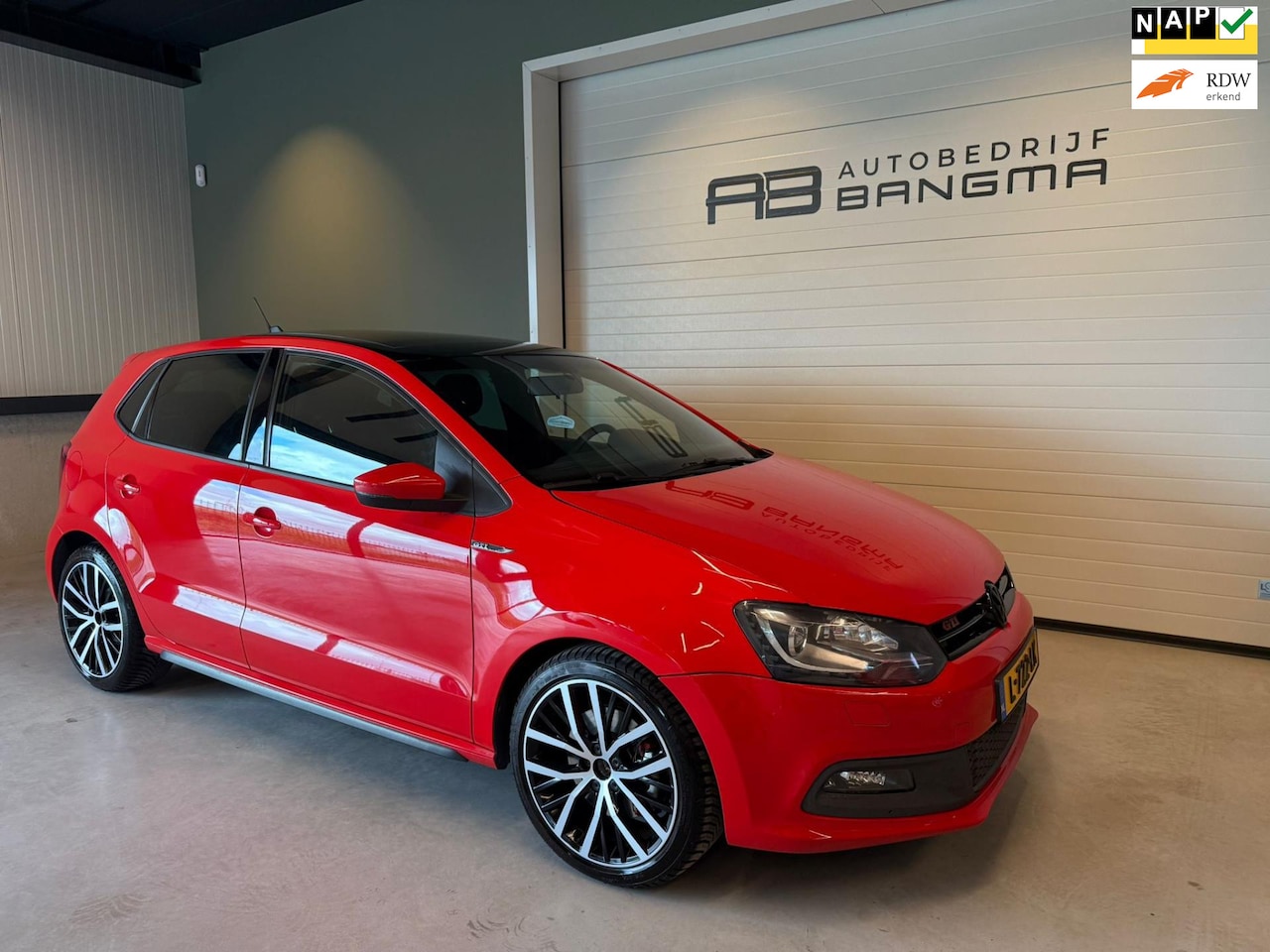 Volkswagen Polo - 1.4 TSI GTI (180pk) 5-DEURS DSG-AUTOMAAT/CLIMA AIRCO/LM-VELGEN/NAVIGATIE/PANORAMADAK/XENON - AutoWereld.nl