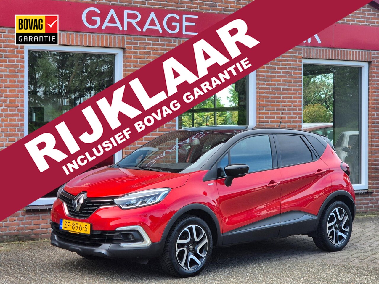 Renault Captur - 0.9 TCe Bose 90PK 5drs clima, cruise, navi, pdc, camera, trekhaak RIJKLAAR - AutoWereld.nl
