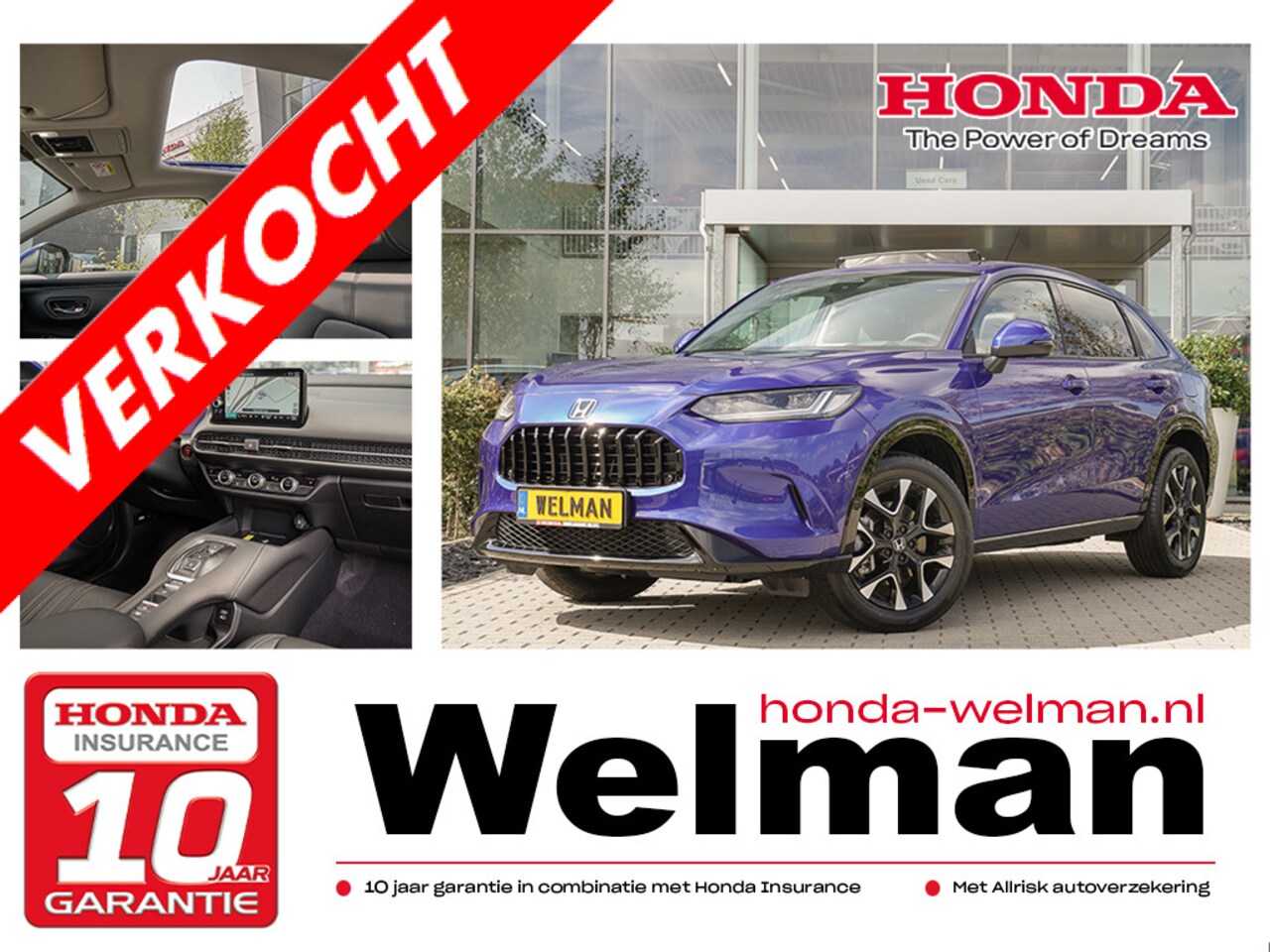 Honda ZR-V - 2.0i e:HEV ADVANCE / LUXURY EDITION - AKTIE - NIEUW - FULL HYBRID - AUTOMAAT - AutoWereld.nl