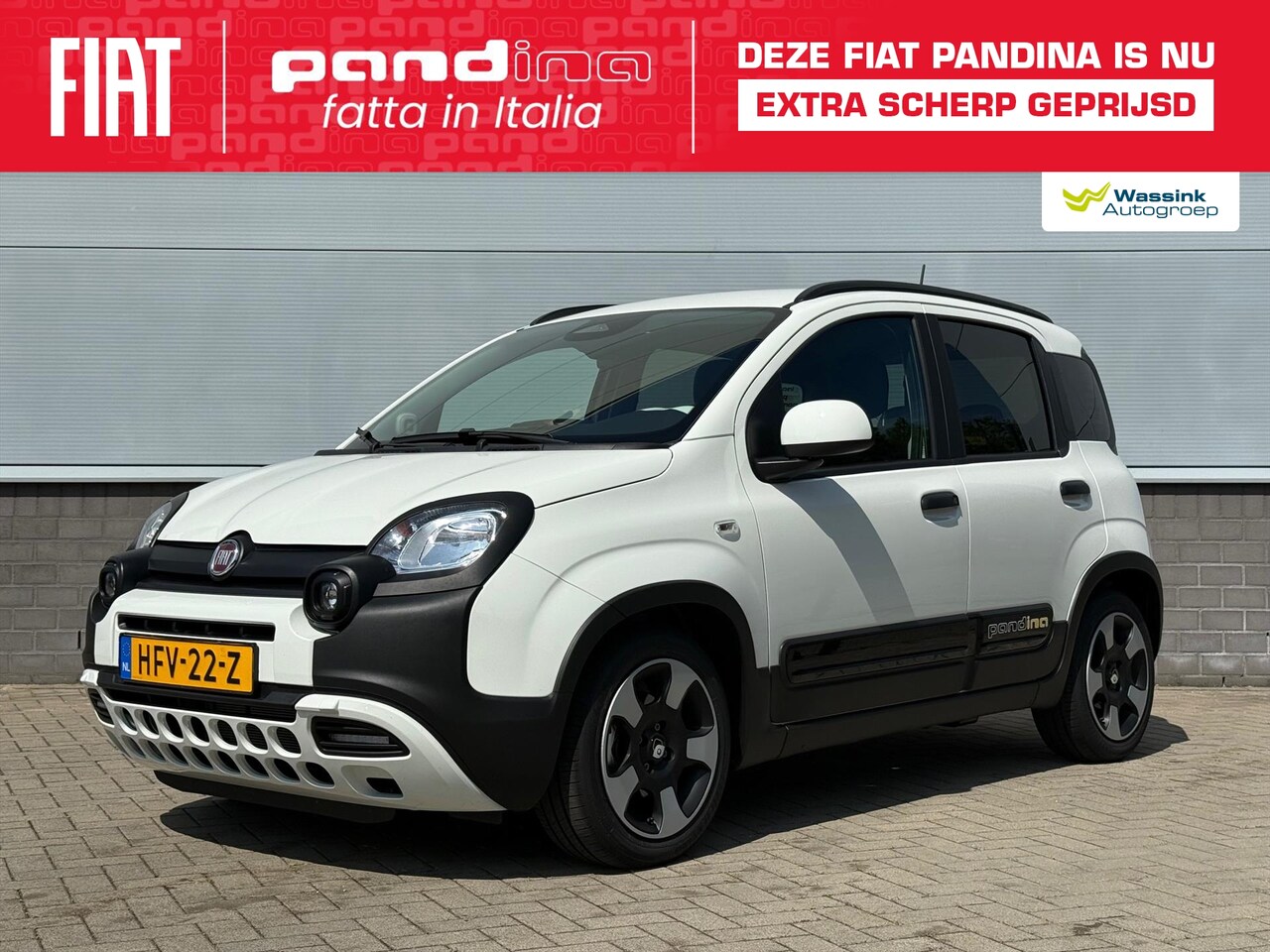 Fiat Panda - 1.0 70pk Pandina | 5 Zits | Cruise Control | Carplay| Parkeersensoren | Lane Assist | 7"To - AutoWereld.nl