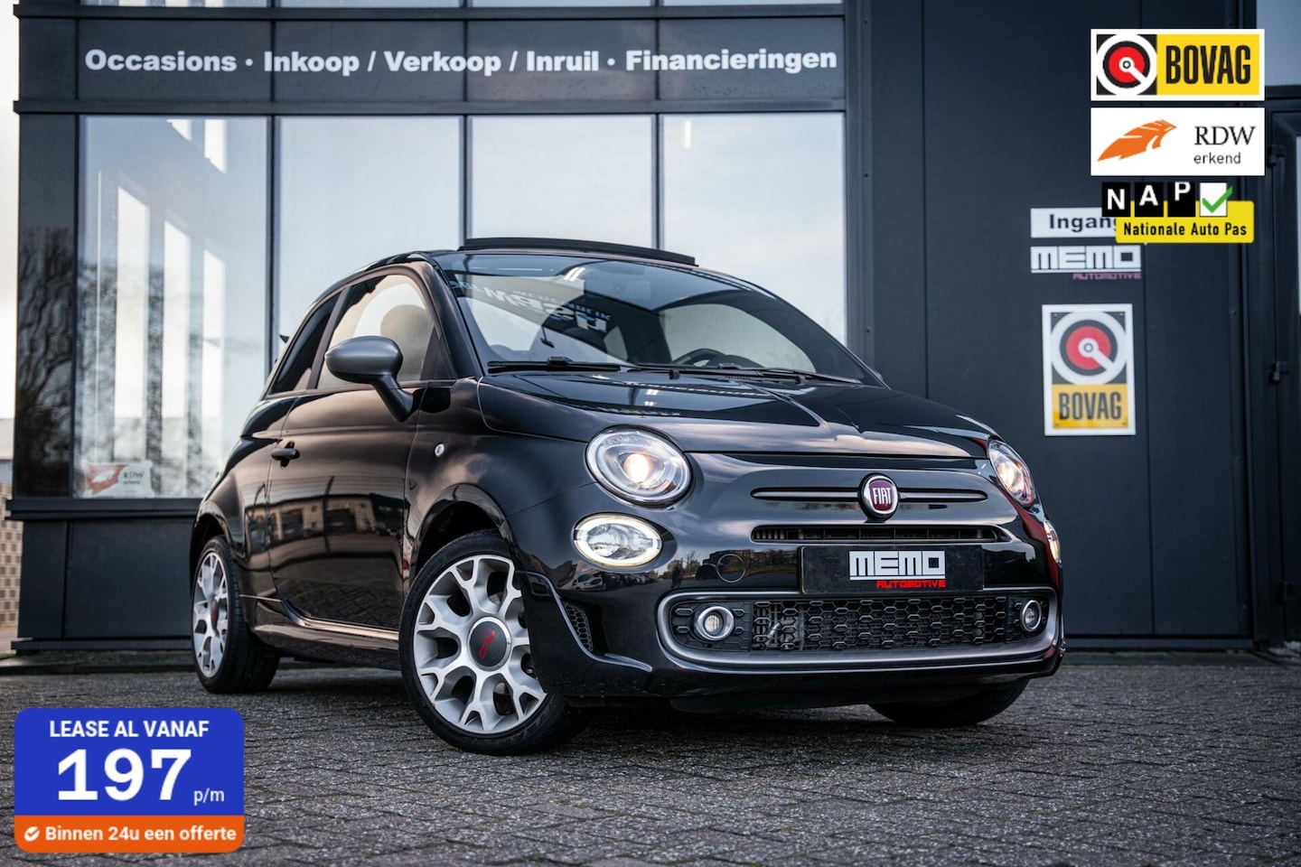 Fiat 500 C - 0.9 TwinAir Turbo Sport 0.9 TwinAir Turbo Sport - AutoWereld.nl