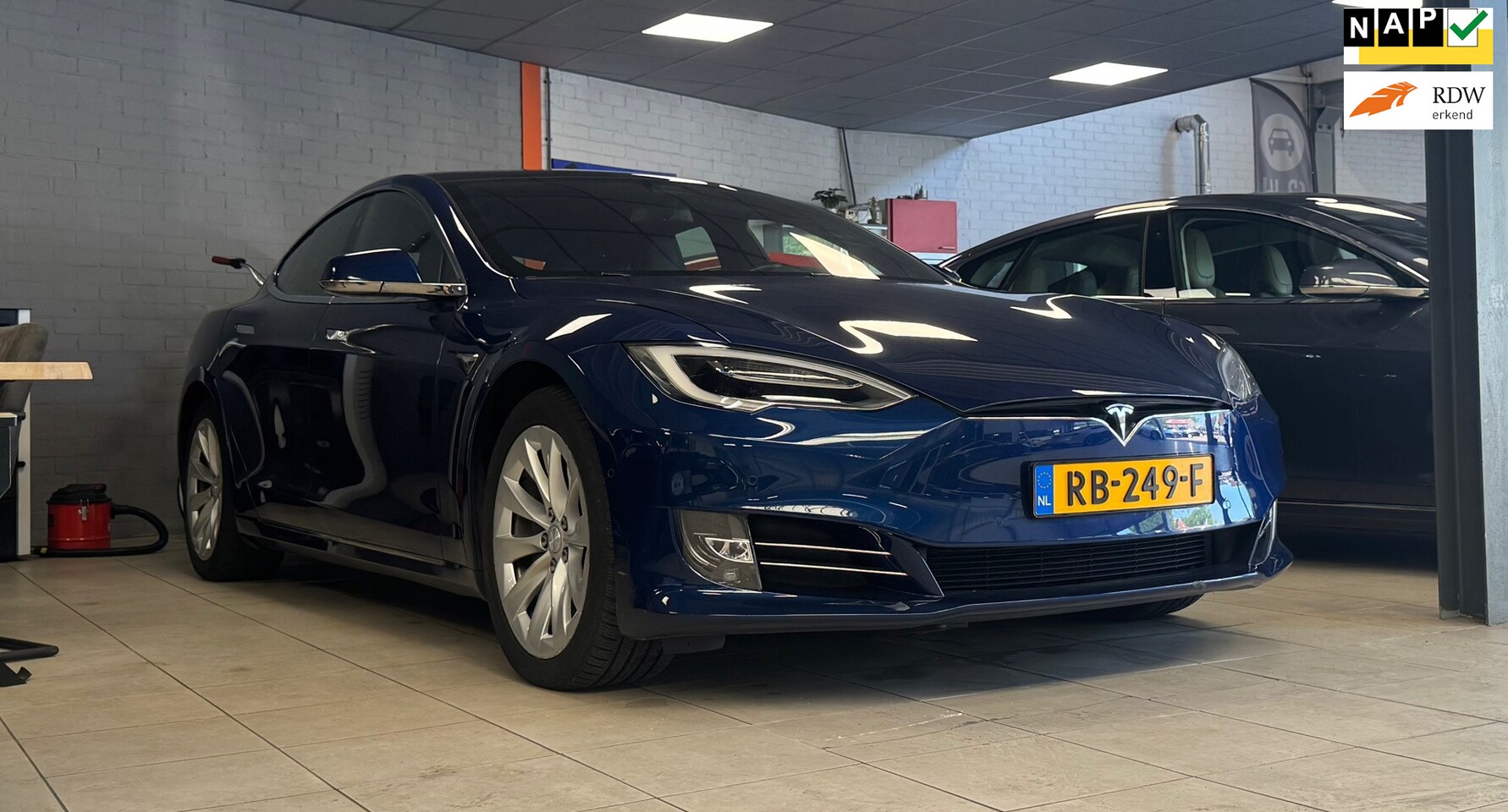 Tesla Model S - 100D Premium upgradepakket/Connectivity Panoramadak - AutoWereld.nl