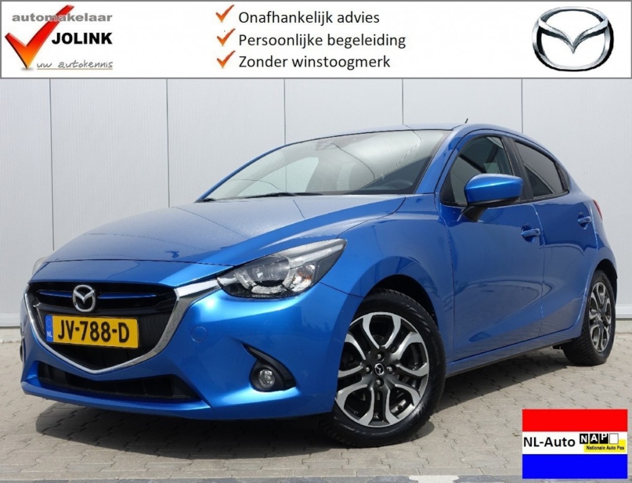 Mazda 2 - 1.5i Skyactiv-G GT-M I NL-Auto I 1e Eig. I 100% dealer I LED I Clima I - AutoWereld.nl
