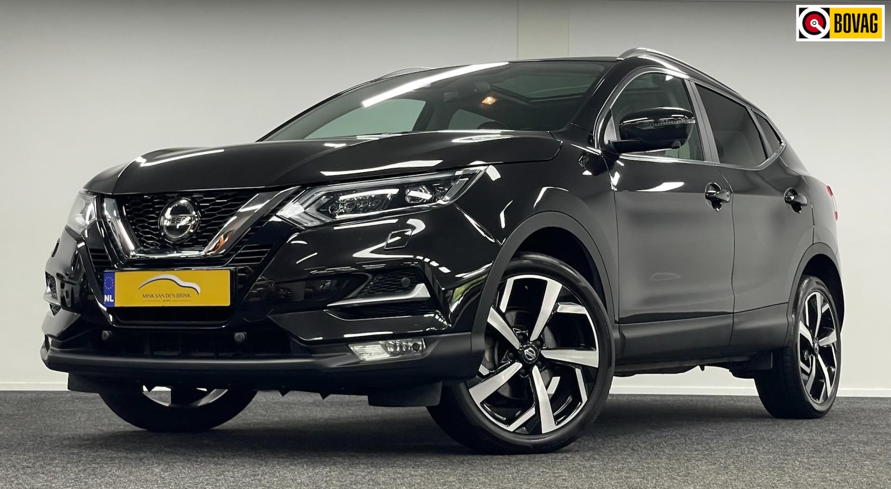 Nissan Qashqai - 1.3 Tekna*Automaat*DealerOh*Trekhaak*Panodak*Leder*360Camera*19''*Navi*Carplay* - AutoWereld.nl