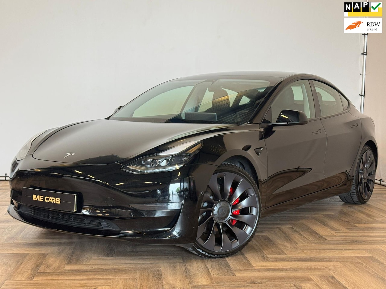 Tesla Model 3 - Performance AWD 75 kWh,INCL BTW, AANKOOPKEURING TOEGESTAAN, INRUIL MOGELIJK, DEALER ONDERH - AutoWereld.nl