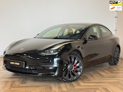 Tesla Model 3 - Performance AWD 75 kWh, INCL BTW, AANKOOPKEURING TOEGESTAAN, INRUIL MOGELIJK, DEALER ONDER