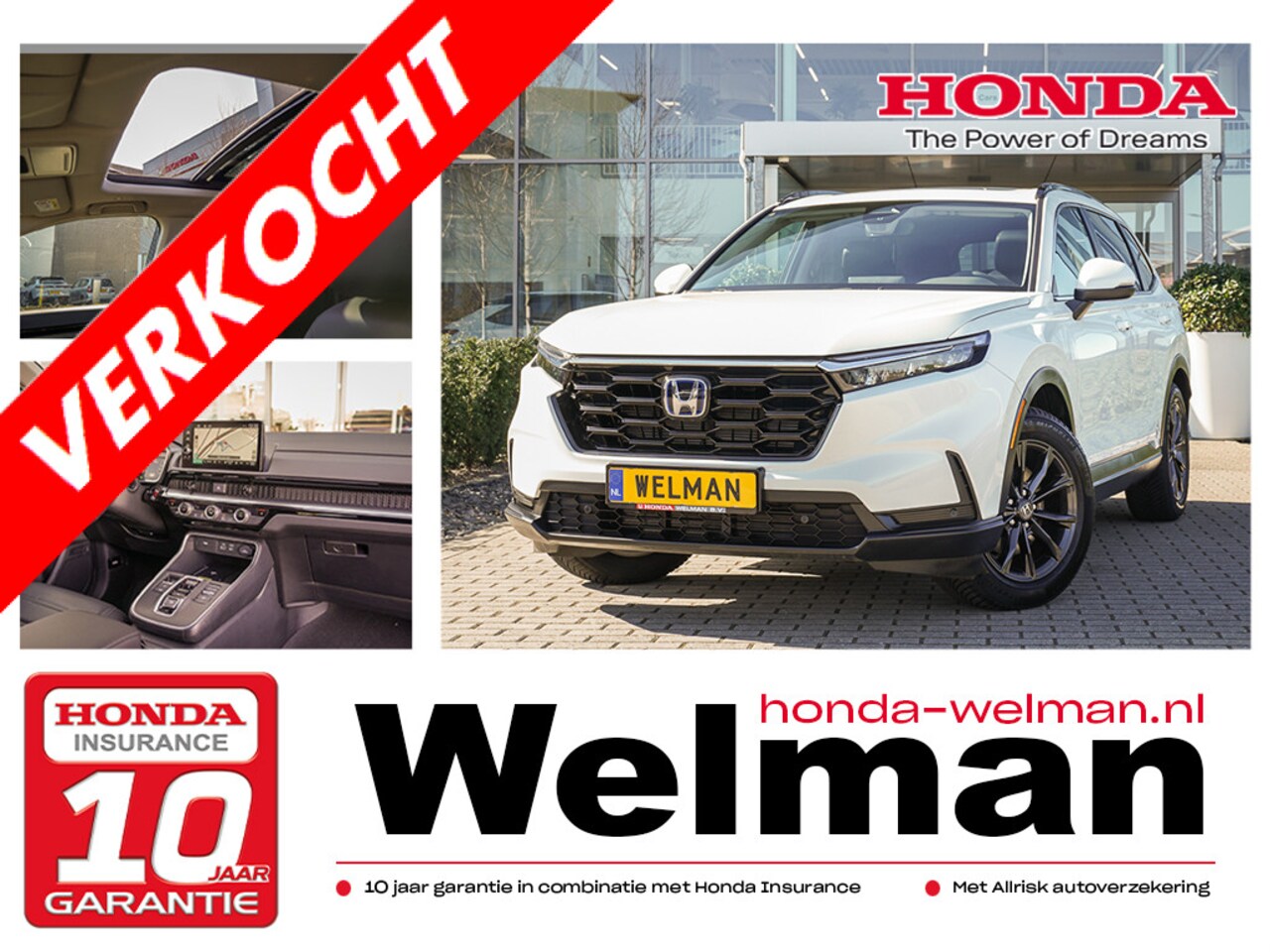Honda CR-V - 2.0i e:HEV 30th ANNIVERSAY EDITION - AKTIE - NIEUW - FULL HYBRID - AUTOMAAT - AutoWereld.nl