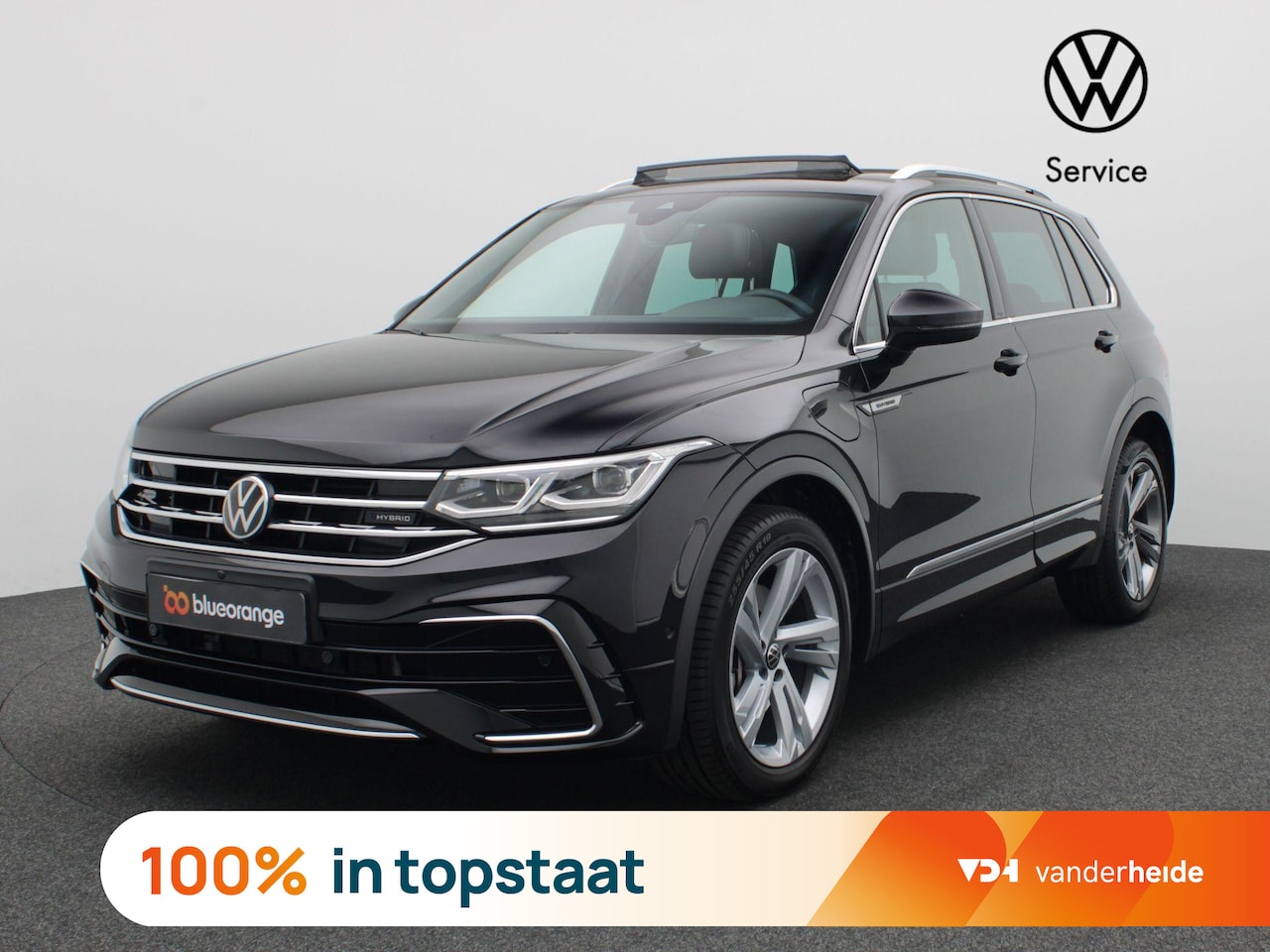 Volkswagen Tiguan - 1.4 TSI eHybrid R-Line Business 245PK DSG leder, matrix led, 360gr. camera, side assist, a - AutoWereld.nl