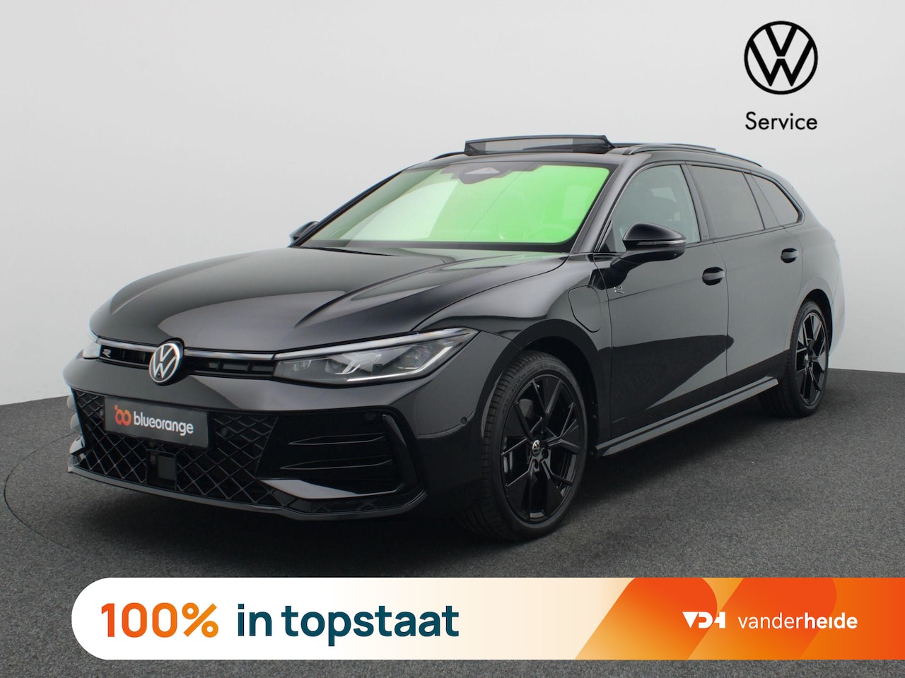 Volkswagen Passat Variant - 1.5 eHybrid R-Line Business 272PK DSG black style, matrix led, trekhaak, 360gr. camera, he - AutoWereld.nl