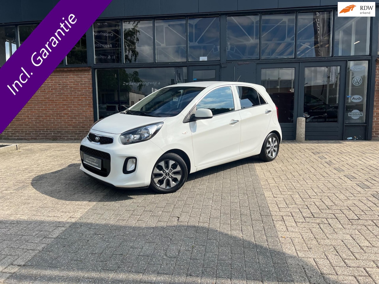 Kia Picanto - 1.0 CVVT DynamicLine 1.0 CVVT DynamicLine, Airco, Licht metalen velgen - AutoWereld.nl