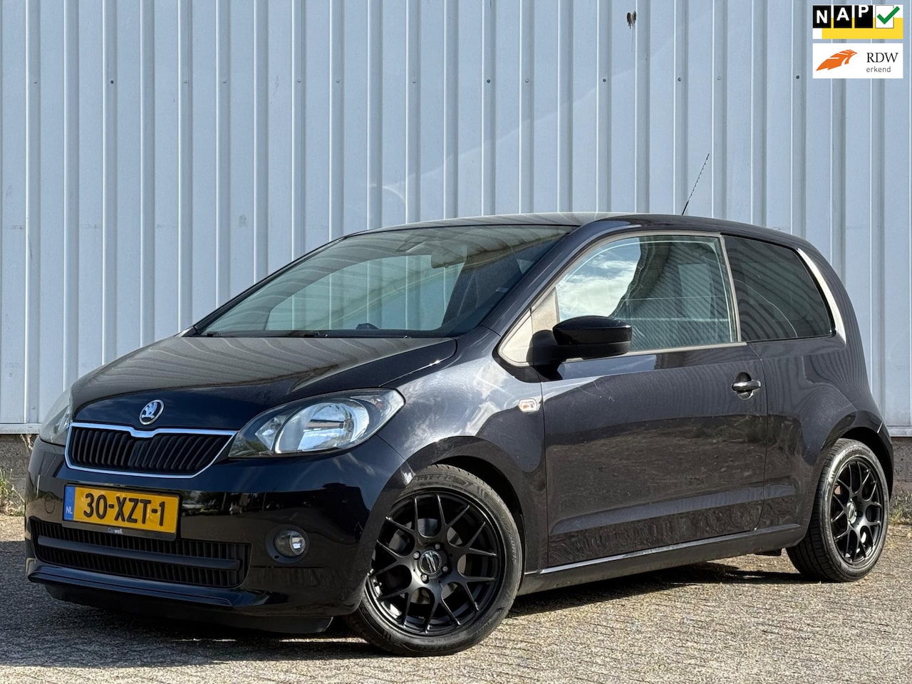 Skoda Citigo - 1.0 Greentech Tour Airco,ElektrischeRamen,LMVelgen,GoedOnderhouden,N.A.P!Apk tot 14-12-202 - AutoWereld.nl