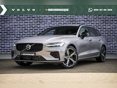 Volvo V60 - 2.0 T6 Plug-in hybrid AWD Plus Dark | Panoramadak | Head Up Display | Aurora Silver | Donk