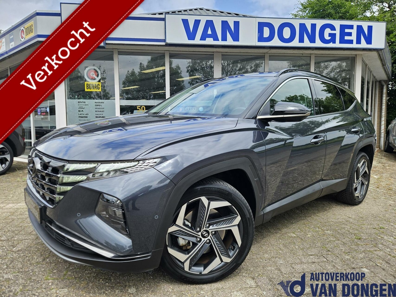 Hyundai Tucson - 1.6 T-GDI HEV Hybrid 230 PK | Premium | Full Option! | Trekhaak - AutoWereld.nl