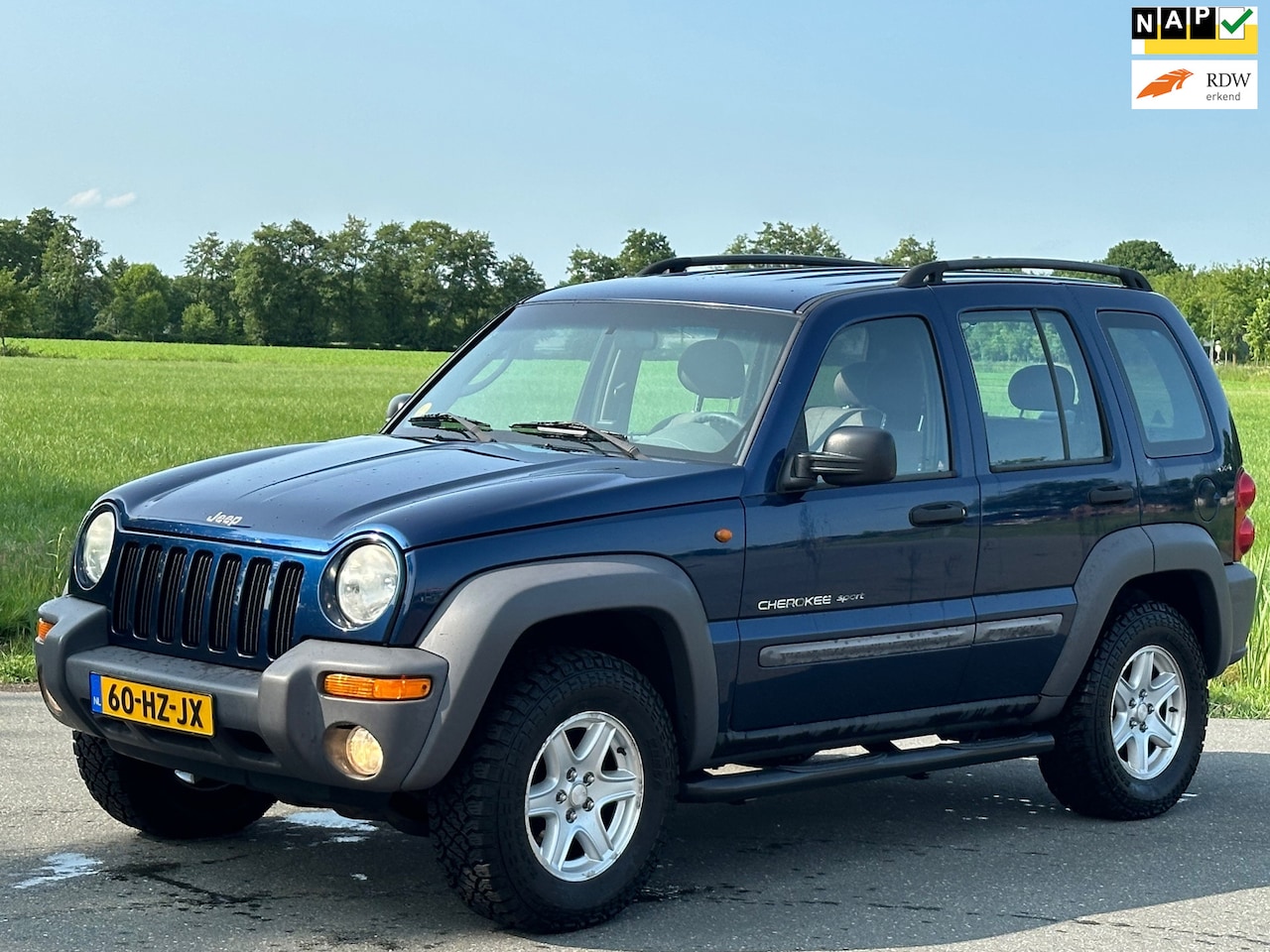 Jeep Cherokee - 3.7i V6 Sport Plus | Nap | Nette Auto - AutoWereld.nl