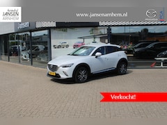 Mazda CX-3 - 2.0 SkyActiv-G 120 GT-M Line , Automaat, Half Leder, Navi, Apple Carplay, Cruise, Clima, C