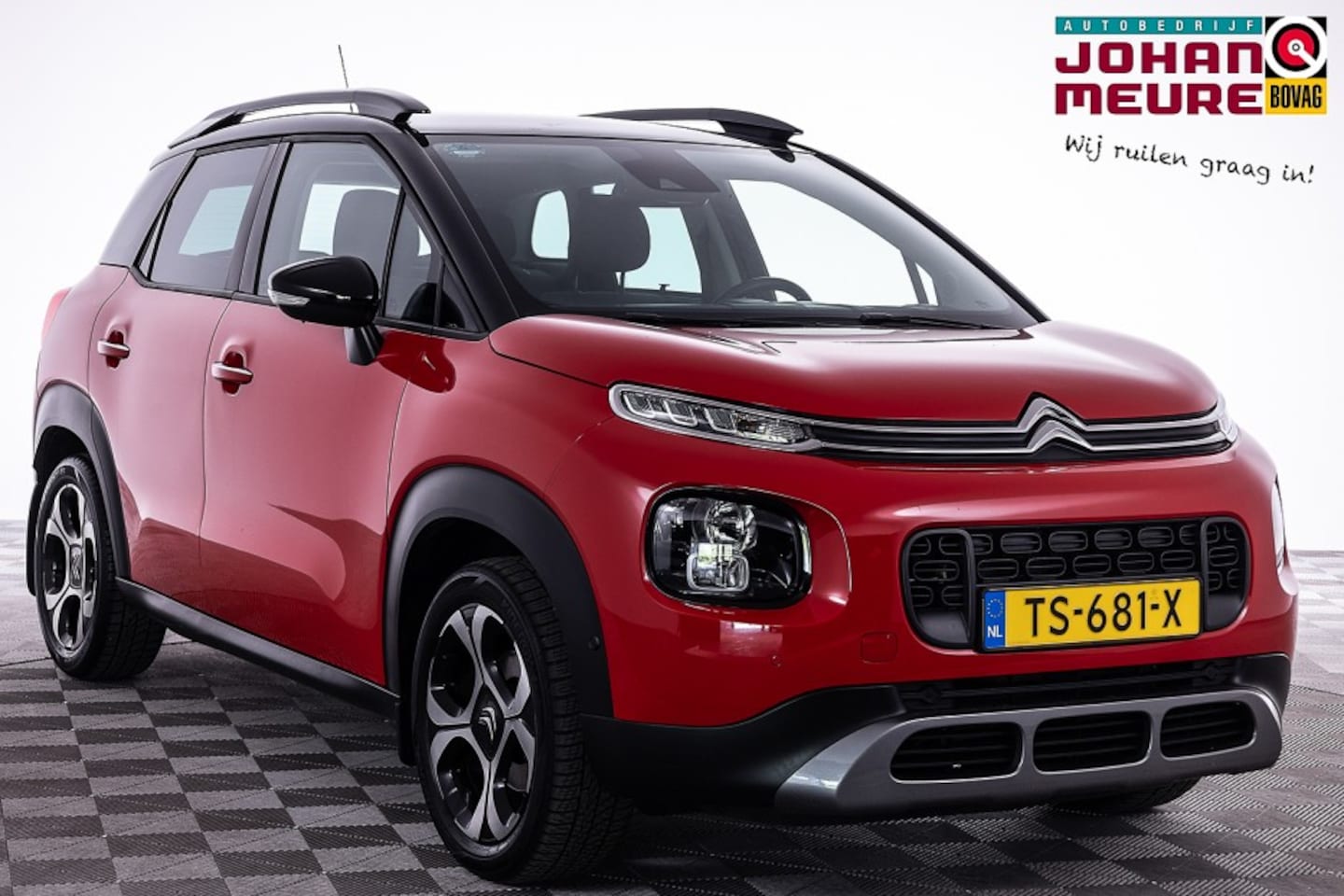 Citroën C3 Aircross - 1.2 PureTech S&S Shine Automaat | LEDER | Trekhaak *2e Pinksterdag OPEN v.a 11u tot 17u* - AutoWereld.nl