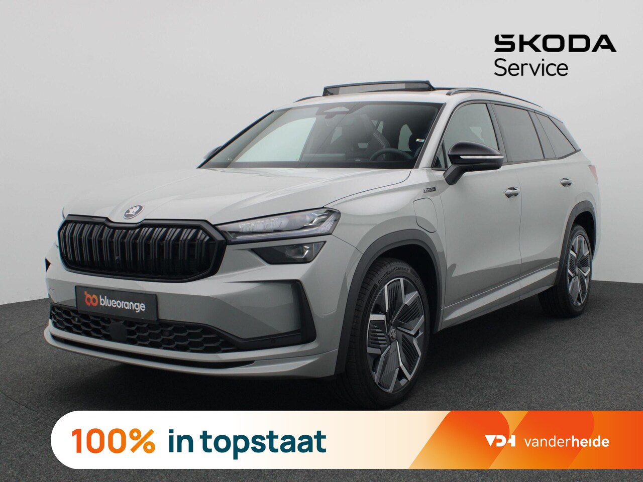Skoda Kodiaq - 1.5 TSI PHEV Sportline Business 204PK DSG matrix led, trekhaak, schuif-kanteldak, Canton s - AutoWereld.nl