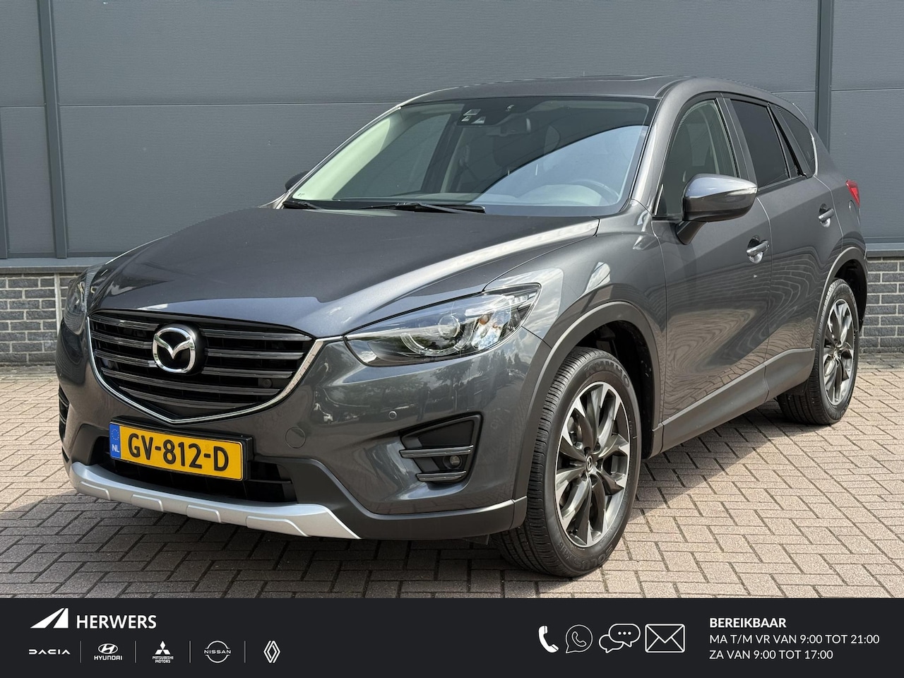 Mazda CX-5 - 2.0 SkyActiv-G 160 GT-M 4WD / Trekhaak / 1800KG Trekgewicht / Schuif Kantel dak / Elektris - AutoWereld.nl