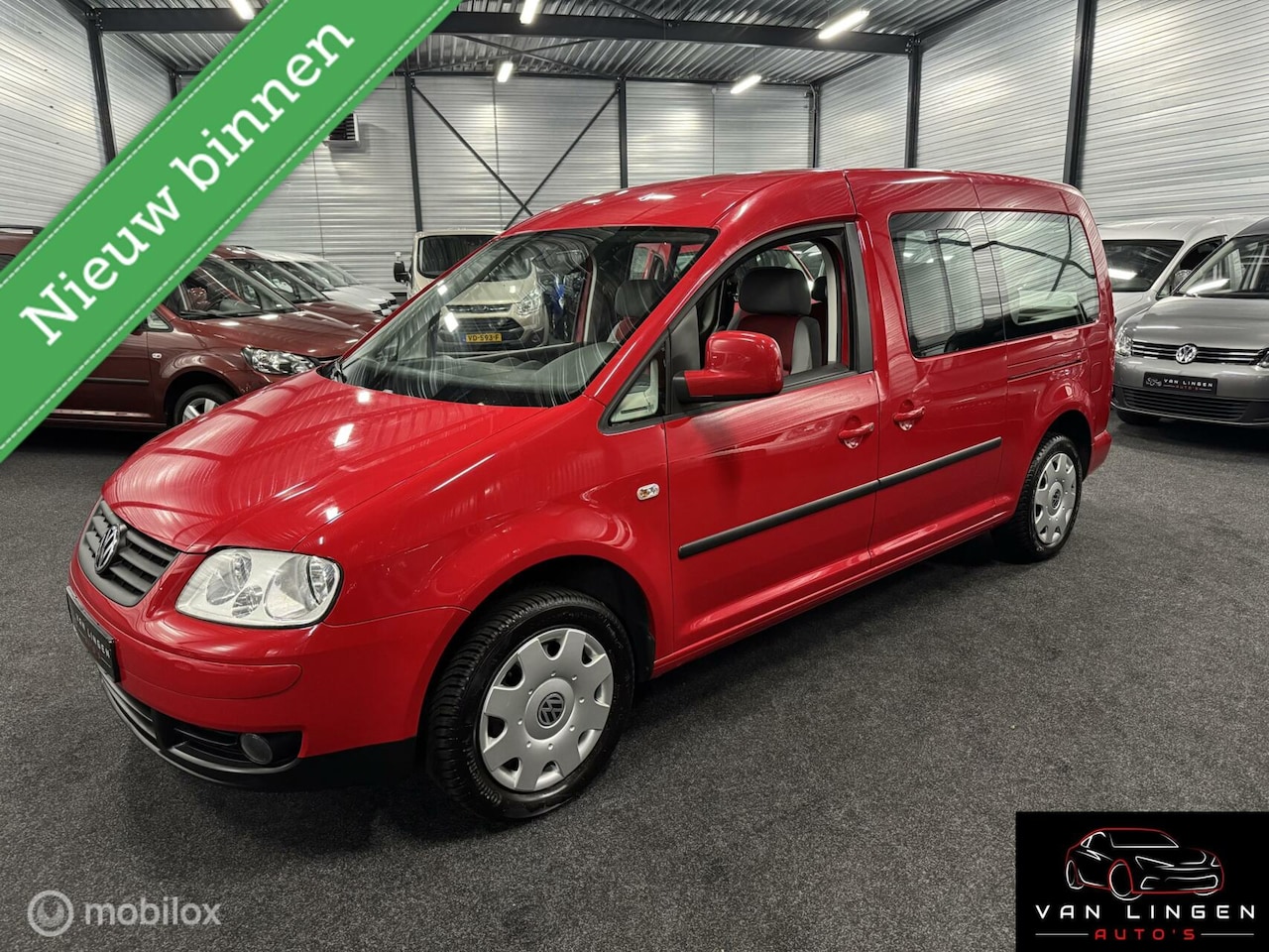 Volkswagen Caddy Maxi - 1.6 Comfortline 7p Airco|Trekhaak|APK - AutoWereld.nl