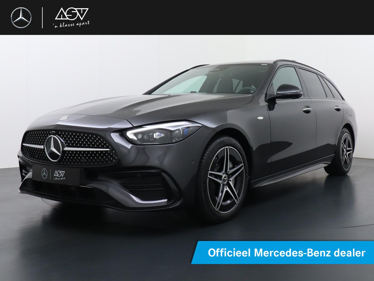 Mercedes-Benz C-klasse Estate - 300 e Business Solution AMG | Panorama - Schuifdak | Trekhaak Wegklapbaar | Niveauregeling - AutoWereld.nl