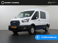 Ford E-Transit - 350 L2 H2 TREND 68 kWh | DUBBEL CABINE | 317 KM WLTP | 6 PERSONEN DC | CRUISE CONTROL | NA
