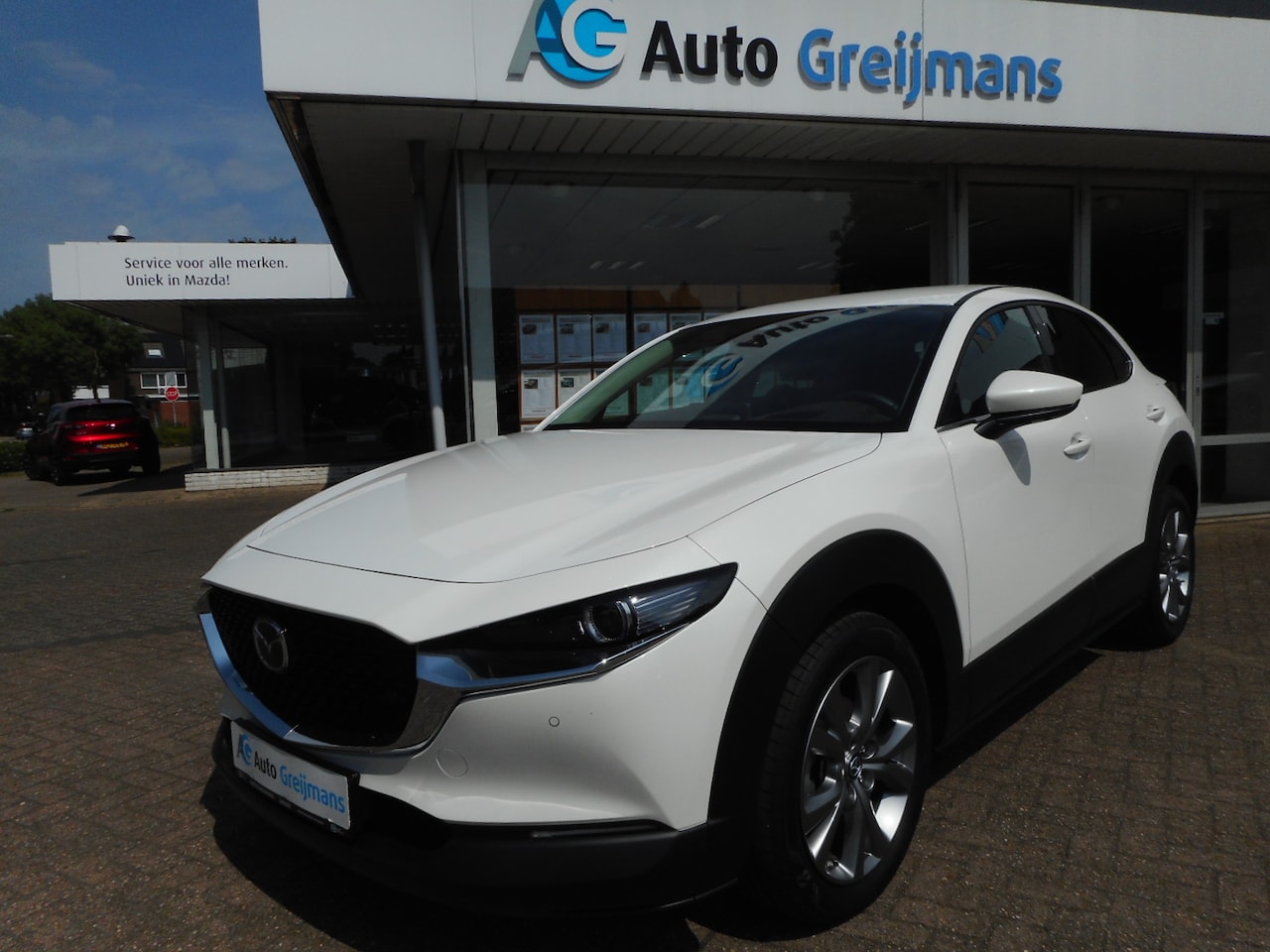 Mazda CX-30 - 2.0 e-SkyActiv-G M Hybrid Exclusive-line 360 camera, leder int. - AutoWereld.nl