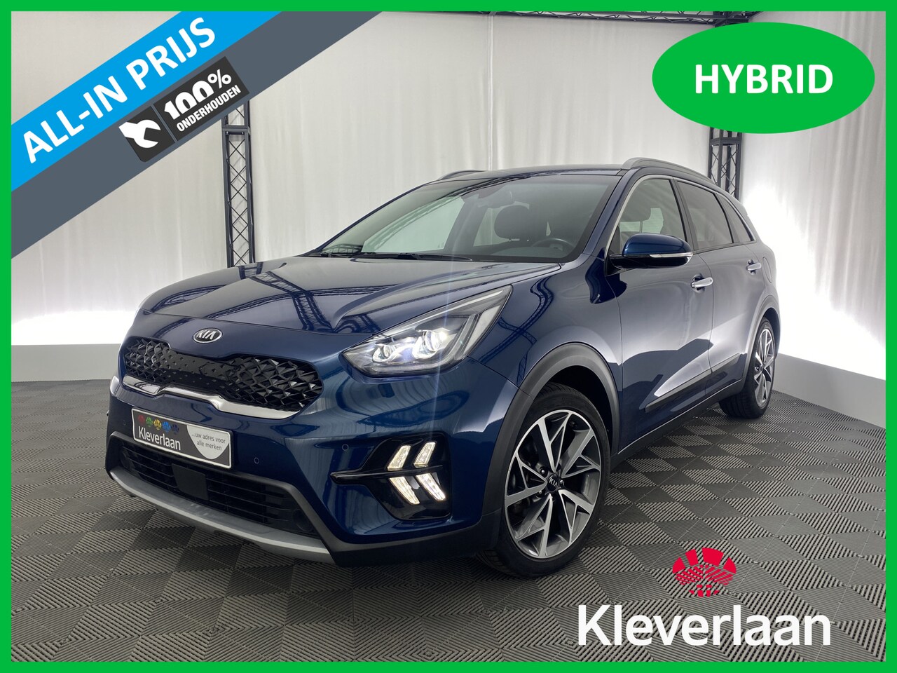 Kia Niro - 1.6 GDi Hybrid DynamicPlusLine Automaat | Pano-Dak | Apple Carplay | Trekhaak | Navigatie - AutoWereld.nl