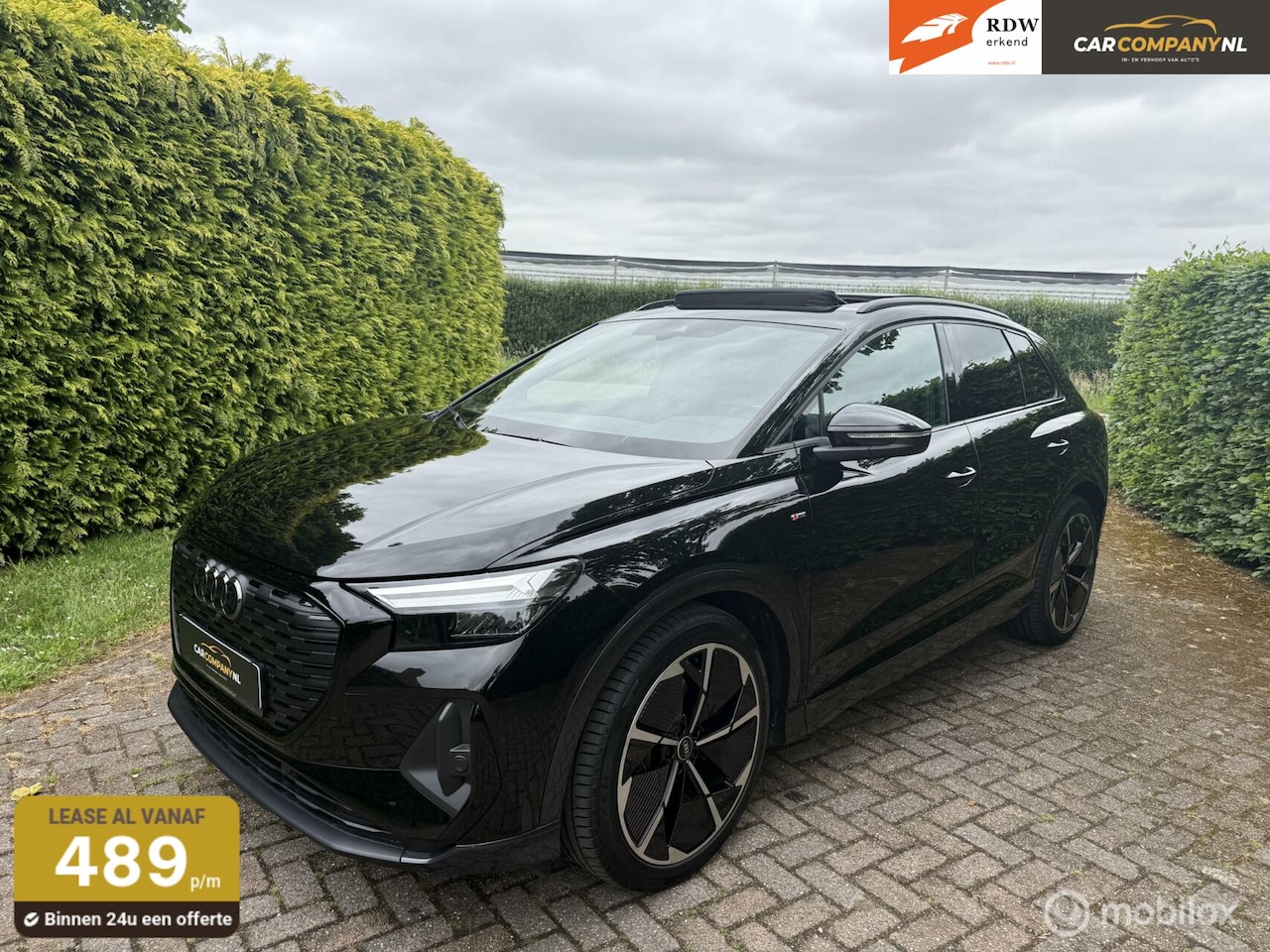 Audi Q4 e-tron - | 3x SLINE|Black edit.|PANODAK|LED|21INCH - AutoWereld.nl