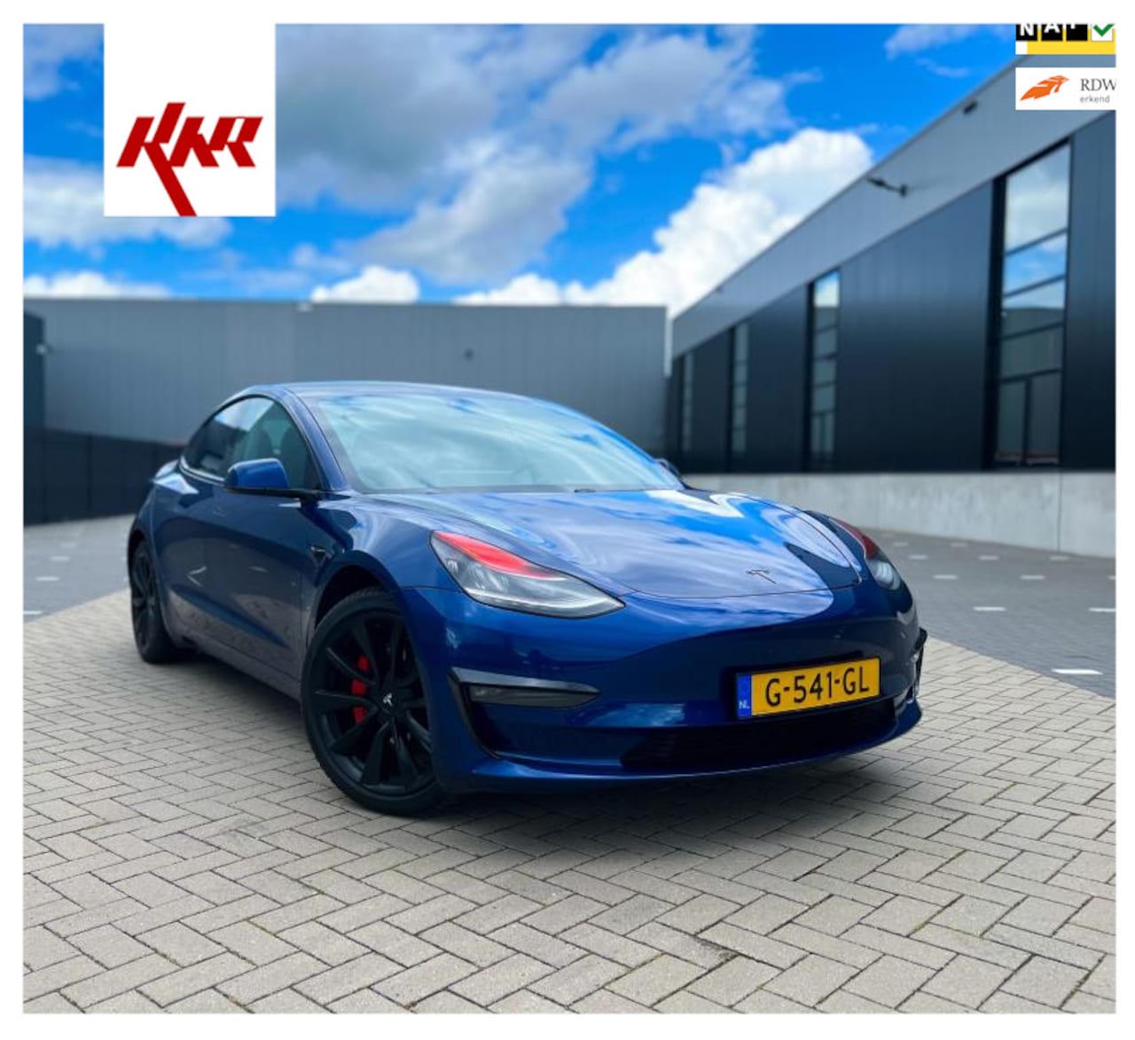 Tesla Model 3 - Long Range RWD Long Range AWD 75 kWh MET €7500 FULL SELF DRIVING FSD 92% SOH - AutoWereld.nl
