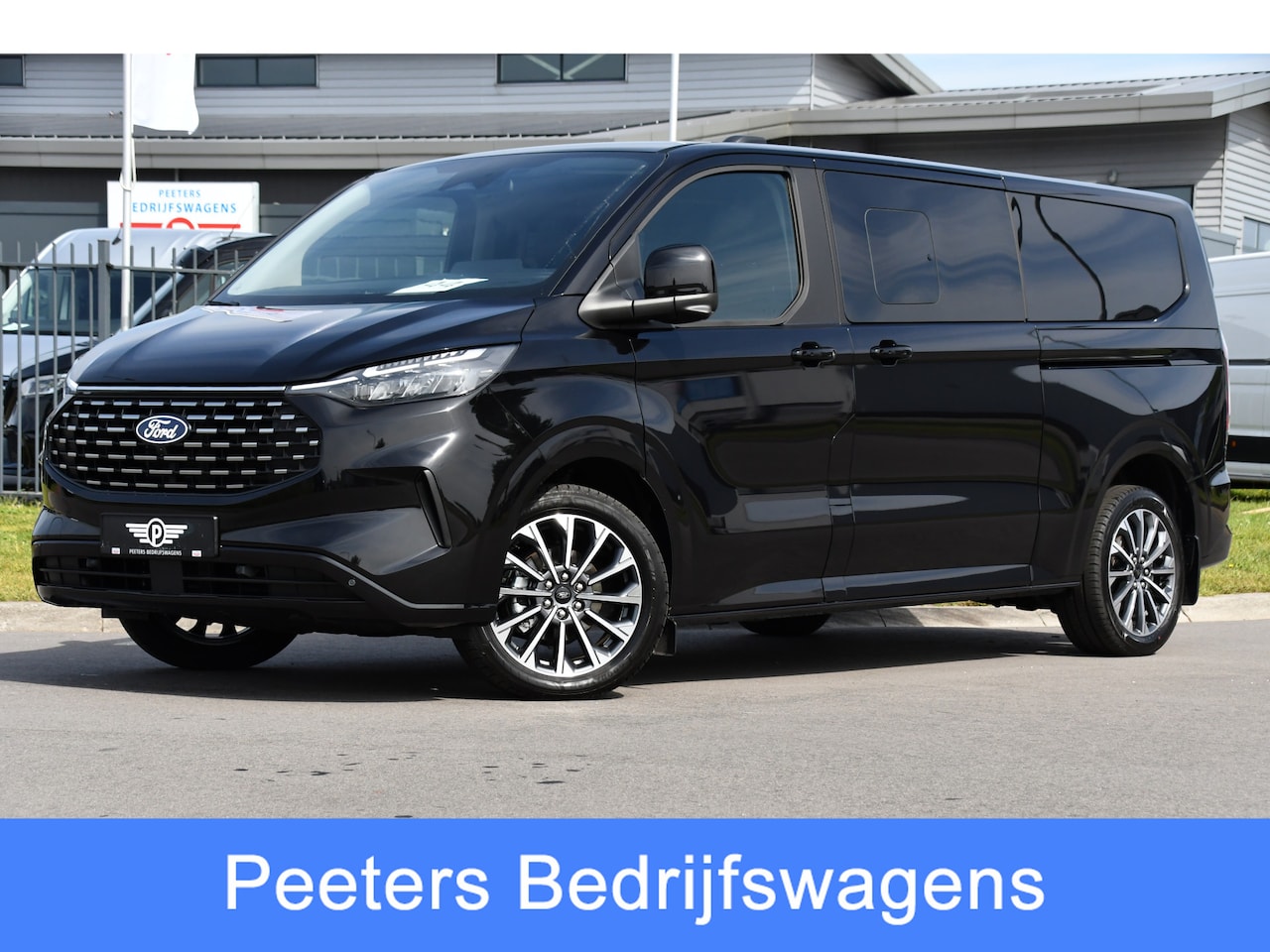 Ford Transit Custom Tourneo - 320 2.0 TDCI L2H1 Black Edition Full Options, 360 Camera,  Adpatieve Cruise, Virtual, Carp - AutoWereld.nl