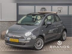 Fiat 500 C - 0.9 TwinAir Lounge Airco Leder PDC LM velgen