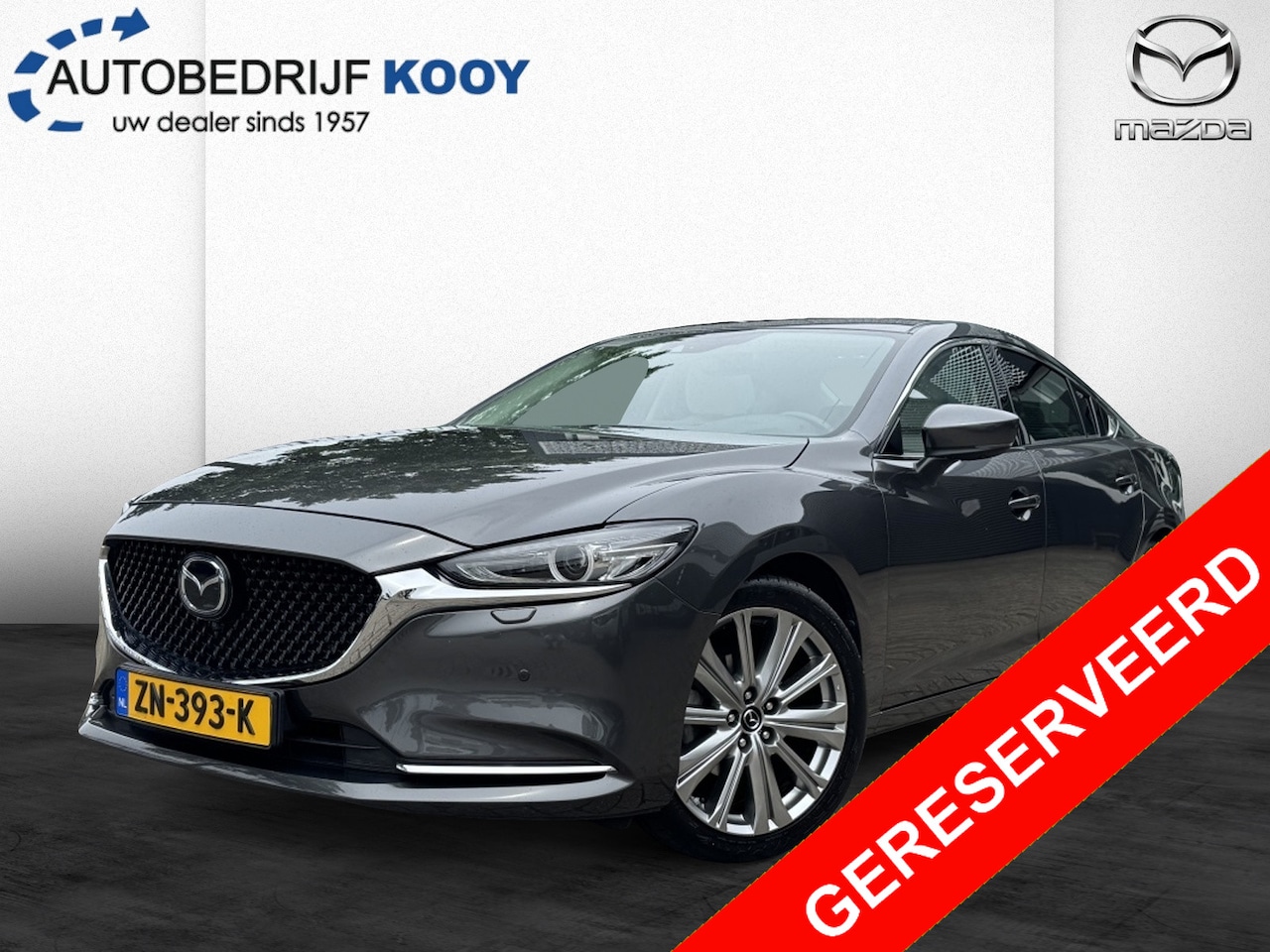 Mazda 6 - 2.0 SkyActiv Luxury / Automaat / Wit Leder / Sunroof - AutoWereld.nl