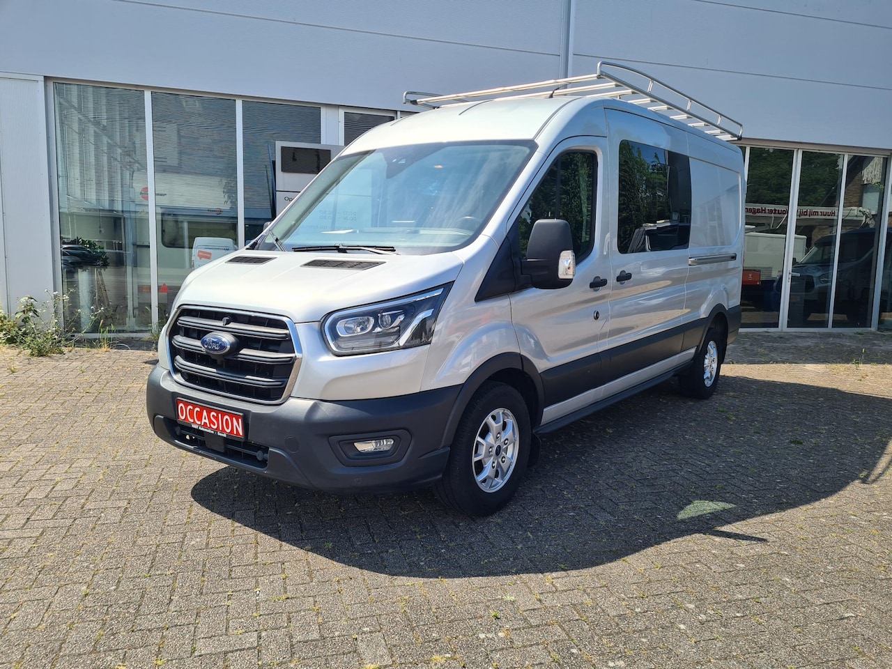 Ford Transit - 350 2.0 TDCI L3H2 DC Trend Full Option | RVS Imperiaal | Trekhaak |16'inch LM | Xenon koplampen | Winterpack | Carpla - AutoWereld.nl
