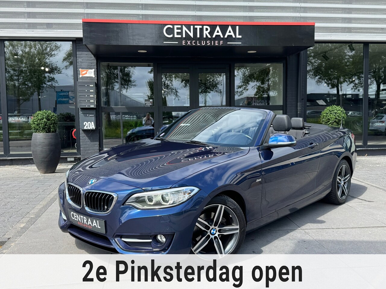 BMW 2-serie Cabrio - 218i Sportline High Executive 136PK|Navi|Pdc|Keyless|Cruise Control|Stoelverwarming - AutoWereld.nl