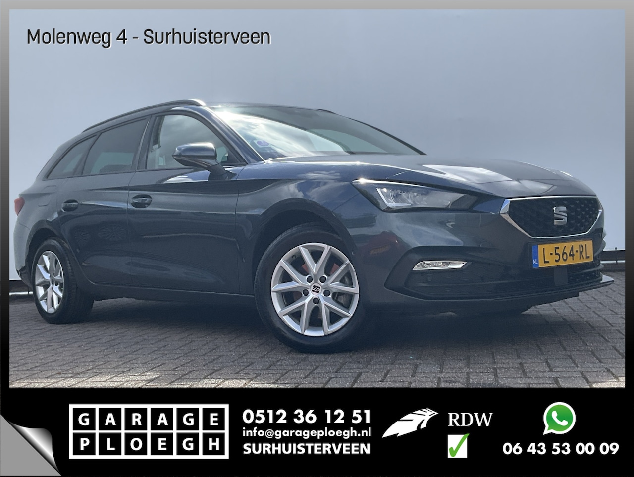 Seat Leon Sportstourer - 1.5 eTSI Automaat Style Business Intense Trekhaak Carplay - AutoWereld.nl