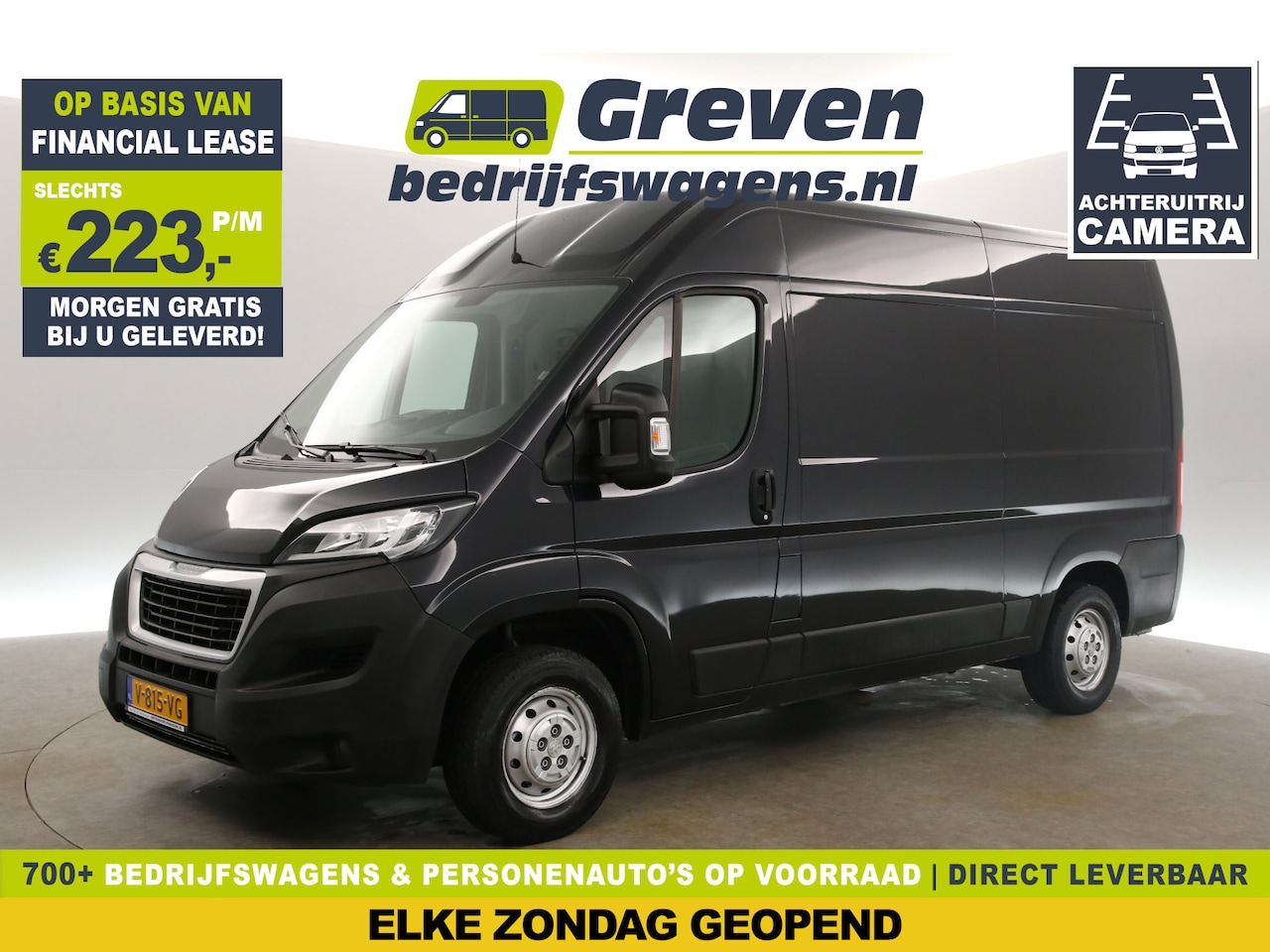 Peugeot Boxer - 330 2.0 BlueHDI L2H2 Airco Camera Cruise Trekhaak 3 Persoons Ladder Parkeersensoren - AutoWereld.nl