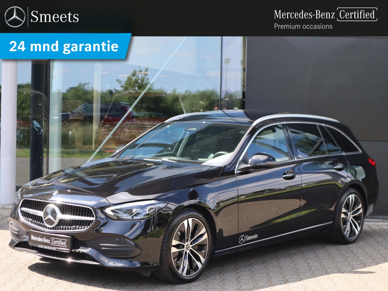 Mercedes-Benz C-klasse Estate - 200 Luxury Line | Panoramadak | Navigatie | Camera | Dodehoekassistent | Trekhaak | Automa - AutoWereld.nl