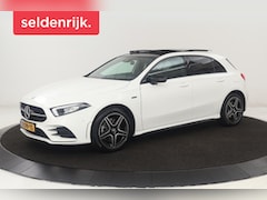 Mercedes-Benz A-klasse - 250e AMG | Panoramadak | Stoelverwarming | Carplay | Navigatie | Full LED | Half leder | S