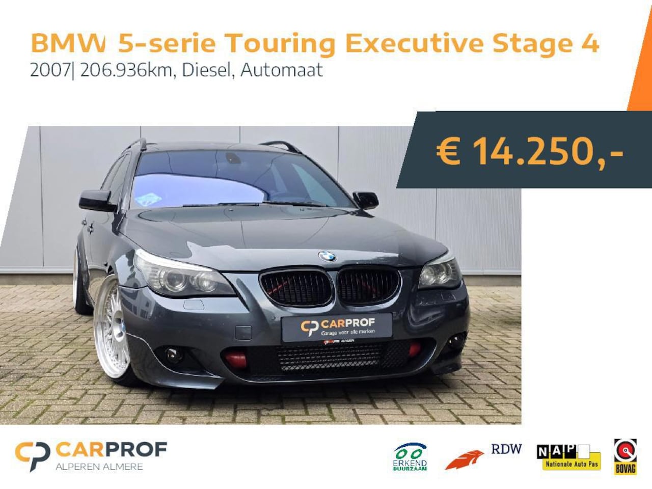 BMW 5-serie Touring - 530d 535d Executive AUTOMAAT I Head up I Pano - AutoWereld.nl
