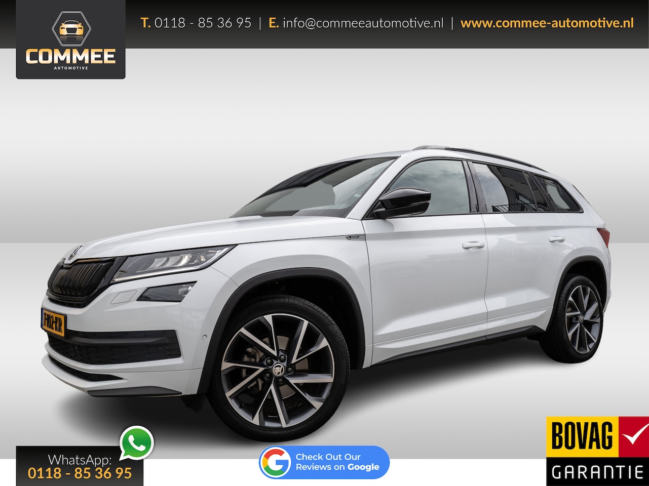 Skoda Kodiaq - 1.4 TSI 4x4 Sportline Business ✅1jaarBOVAG✅PANO✅Trekhaak✅Leer✅2000KG AHW - AutoWereld.nl