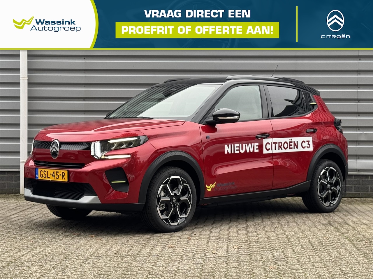 Citroën ë-C3 - EV 44kWh 113pk Max | Apple Carplay | Android auto | Navigatie | Airco | Parkeercamera acht - AutoWereld.nl